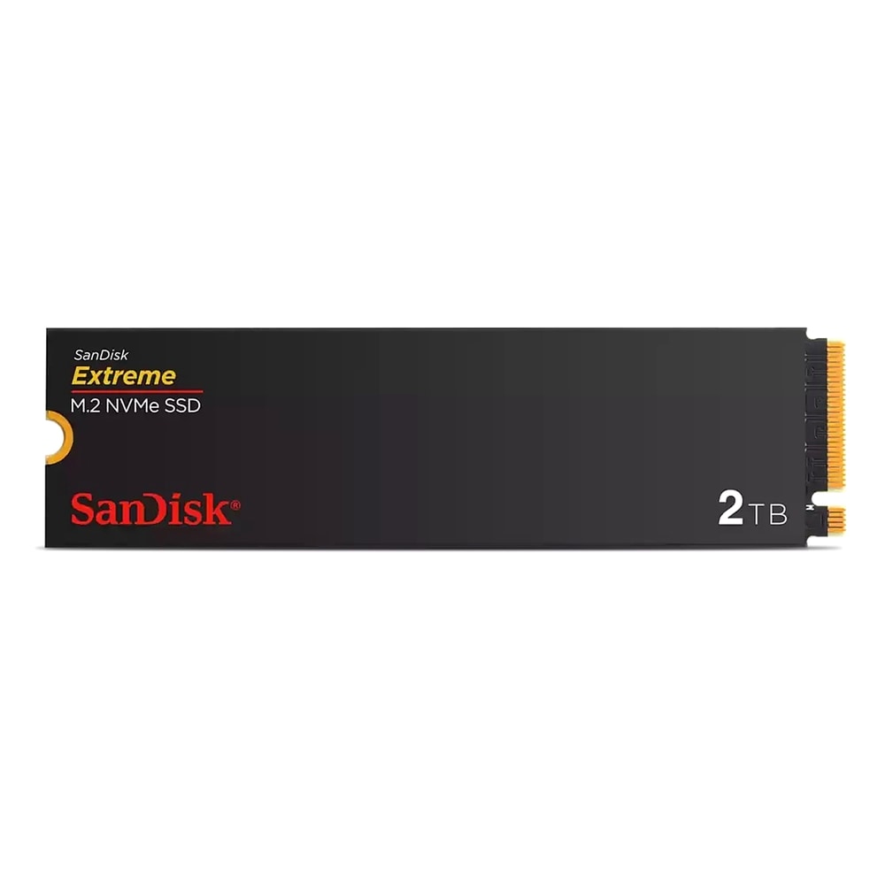 M.2 2280 NVMe SSD 2TB 内蔵型 SanDisk サンディスク Extreme PCIe Gen4.0 R:5150MB/s W:4850MB/s ヒートシンク付 海外リテール SDSSDX3N-2T00-G26 ◆コ
