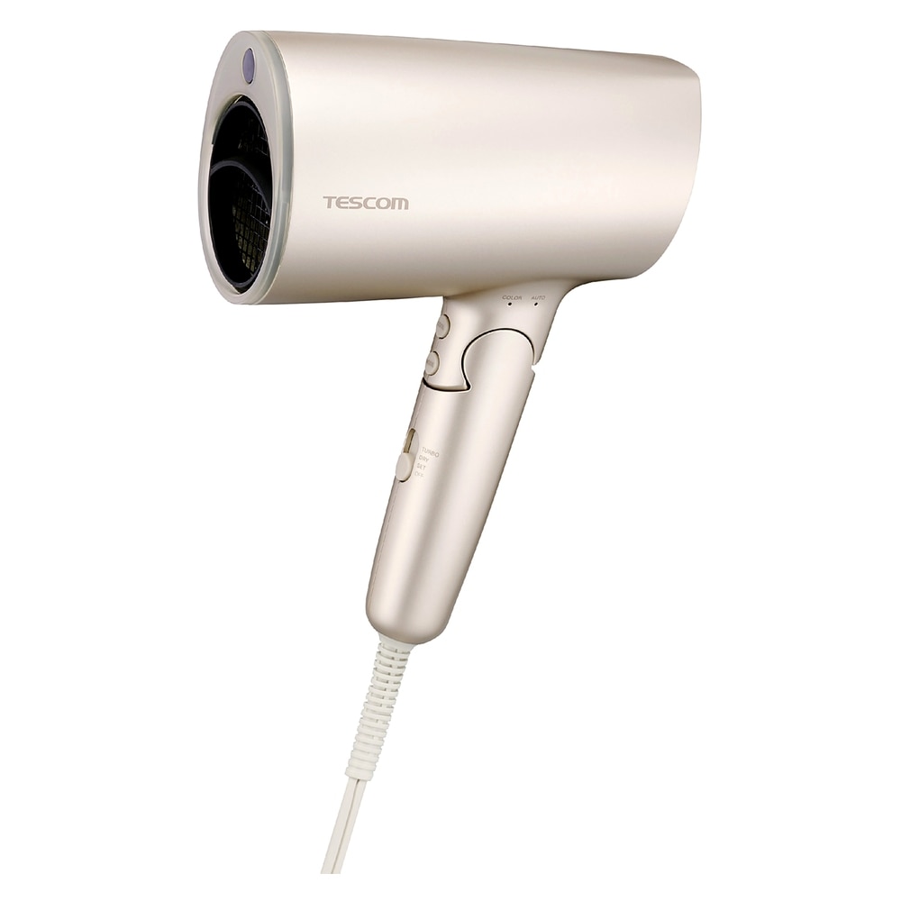 マイナスイオン ヘアードライヤー TD713A TESCOM テスコム 大風量 スピード乾燥 センシング機能 まとまるノズル 最大1300W ゴールド TD713A-N ◆宅