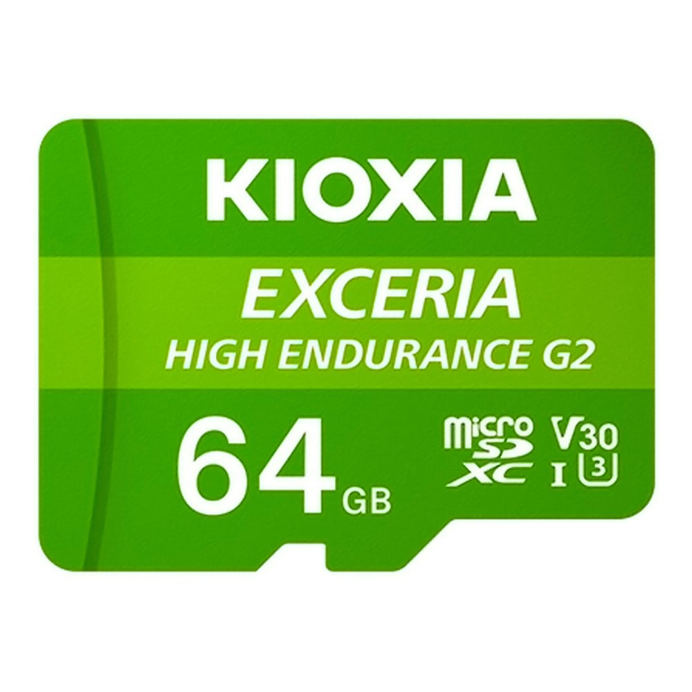 microSDXC 64GB 高耐久 KIOXIA キオクシア EXCERIA High Endurance G2 UHS-I U3 V30 A1 R:100MB/s W:50MB/s SDアダプタ付 海外リテール LMHE2G064GG2 ◆メ