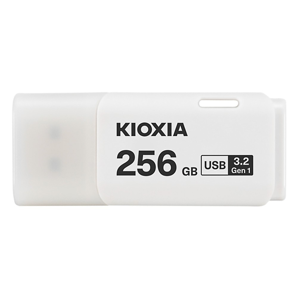 USBメモリ 256GB USB3.2 Gen1(USB3.0) KIOXIA キオクシア TransMemory U301 キャップ式 ホワイト 海外リテール LU301W256GC4 ◆メ