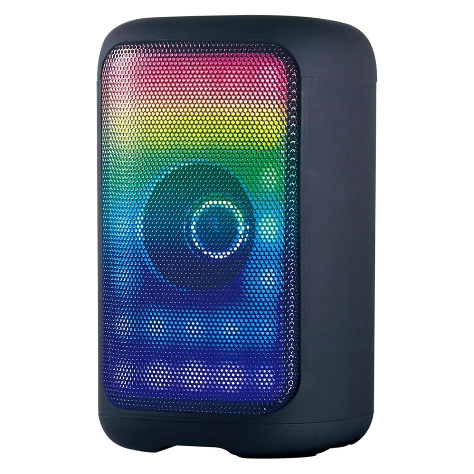 ワイヤレススピーカー Bluetooth 5.3 AZUMA アズマ GRAV TWS機能 LED 出力5W 充電式 USB Type-C ブラック GRV-PS05WC-BK ◆宅