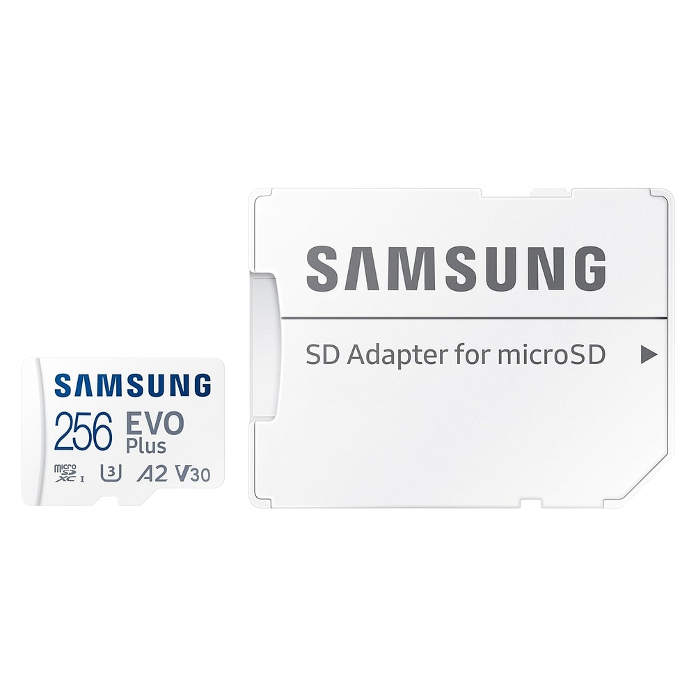 マイクロSDカード 256GB microSDXC R:160MB/s Samsung サムスン EVO Plus Class10 UHS-I U3 V30 A2 SDアダプタ付 海外リテール MB-MC256SA/APC ◆メ