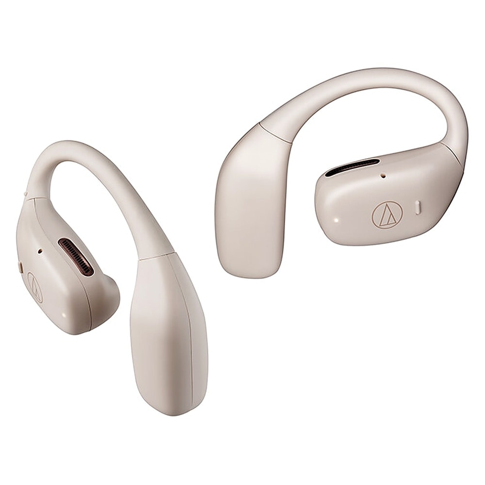 完全ワイヤレスオープンイヤーイヤホン ATH-AC5TW Bluetooth audio-technica オーディオテクニカ 空気伝導式 本体13h+ケース併用34h ホワイト ATH-AC5TW-WH ◆コ