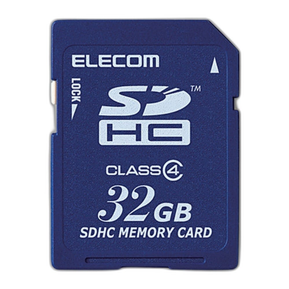 SDカード 32GB SDHCカード ELECOM エレコム MF-FSDC4Hシリーズ Class4 日本語 環境配慮 法人専用 簡易パッケージ MF-FSD032GC4/H ◆メ