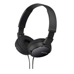 ソニー【SONY】ステレオヘッドホン MDR-ZX110-B（ブラック）【MDRZX110】