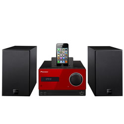 PIONEER - Pioneer CDミニコンポネートシステム X-CM31-R パイオニア、iPodドックを搭載したCDミニコンポ「X-CM31