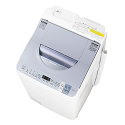 シャープ【SHARP】タテ型洗濯乾燥機（洗濯・脱水5.5kg 乾燥3.5kg） ES