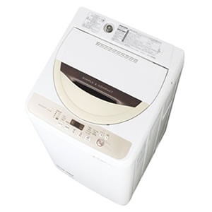 シャープ【SHARP】4.5kg全自動洗濯機 ES-GE45R-C【ESGE45R】