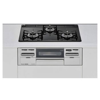 リンナイ【都市ガス】3口 ガスビルトインコンロ RB31AW13B1R-VW