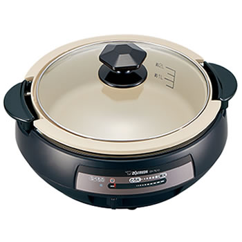 象印【ZOJIRUSHI】グリルなべ あじまる EP-PE10-TA（ブラウン）【EPPE10】