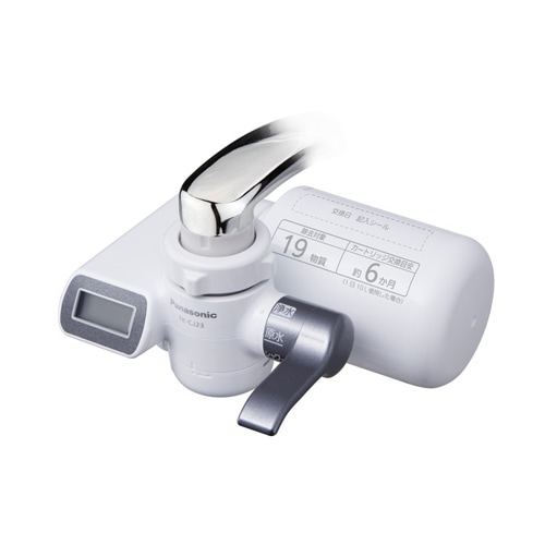 Panasonic TK-CJ23-H 蛇口用浄水器 交換用カードリッジ2個付き パナソニック【Panasonic】蛇口直結型 浄水器 TK-CJ23-H【TKCJ23H】