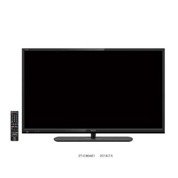 美品　SHARP 液晶テレビ 2T-C40AE1 40型 2019年 シャープ 40V型 液晶テレビ 2T-C40AE1 外付けHDD 裏番組録画対応