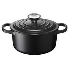 ル・クルーゼ【LE CREUSET】ホーロー鍋 両手鍋 16cm マットブラック