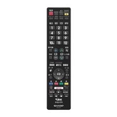 シャープ【取寄せパーツ】液晶テレビ用 リモコン ブラック系 (010 638