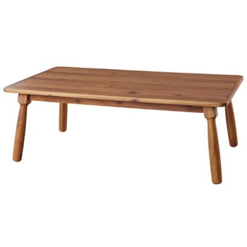 東谷 コタツテーブル KT-104N 1469 東谷【組立式】コタツテーブル 105×60cm 天然木 アカシア KT-104N