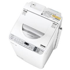 シャープ【SHARP】洗濯5.5kg・乾燥3.5kg タテ型洗濯乾燥機 穴なし槽