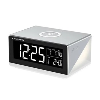 ADESSO 充電機能付きクロック ADESSO(アデッソ) ワイヤレスチャージ