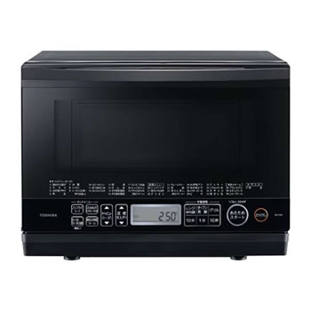東芝【TOSHIBA】26L スチームオーブンレンジ 石窯ドーム ブラック ER 
