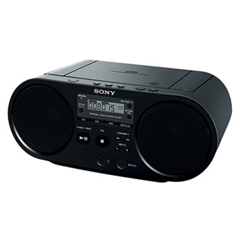 ソニー【SONY】小型・高音質 CDラジオ ブラック ZS-S40-B【ZSS40B】