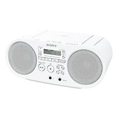ソニー【SONY】小型・高音質 CDラジオ ホワイト ZS-S40-W【ZSS40W】