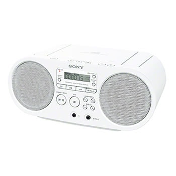 SONY CD・ラジオ・ ホワイト ソニー【SONY】小型・高音質 CDラジオ ホワイト ZS-S40-W【ZSS40W】