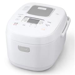 アイリスオーヤマIH5.5合炊き　ERC-lE50-W ホワイト Amazon | アイリスオーヤマ マイコン炊飯ジャー（5.5合炊き） ホワイト