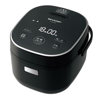 シャープ【SHARP】3合炊き ジャー炊飯器 ブラック系 KS-CF05C-B