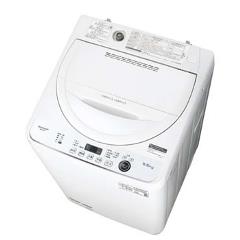 シャープ【SHARP】洗濯5.5kg 全自動洗濯機 ホワイト系 ES-GE5E-W