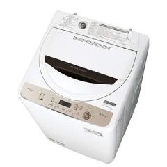 シャープ【SHARP】洗濯6.0kg 全自動洗濯機 ブラウン系 ES-GE6E-T 