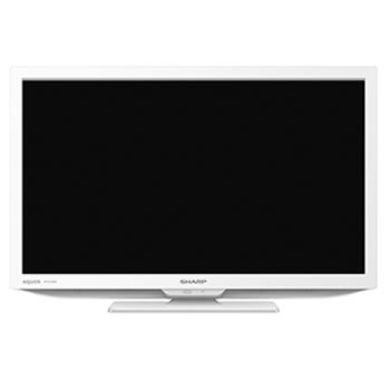 シャープ【SHARP】19V型 液晶テレビ AQUOS ホワイト 2T-C19DE-W
