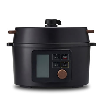 アイリスオーヤマ【IRIS】3L 電気圧力鍋 液晶タイプ コールブラック
