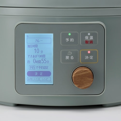 IRIS OHYAMA 電気圧力鍋 3L KPC-MA3 ピスタチオグリーン