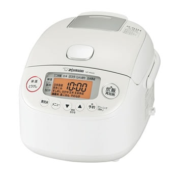 象印【ZOJIRUSHI】圧力IH炊飯ジャー 3合炊き 極め炊き ホワイト NP