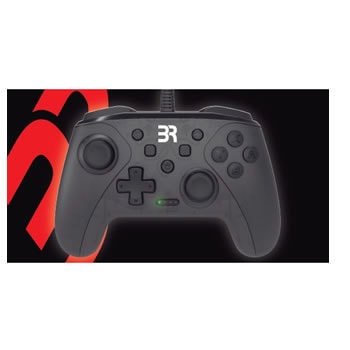 ブレア【振動機能】Switch用 有線コントローラーTA ブラック BR-0027