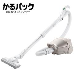 日立【HITACHI】紙パック式クリーナー かるパック シャンパン