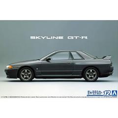 【モン】アオシマ　HCR32 スカイライン プラモデル完成品 送料無料 1/24 プラモデル完成品 日産 スカイライン GTS-t HCR32