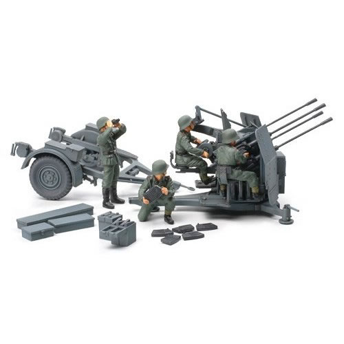 タミヤ 1/48 ミリタリーミニチュアシリーズ No.54 ドイツ陸軍 20mm 4連装 高射機関砲38型 プラモデル 32554 6g7v4d0 タミヤ【プラモデル】1／48 ミリタリーミニチュアシリーズ No.54