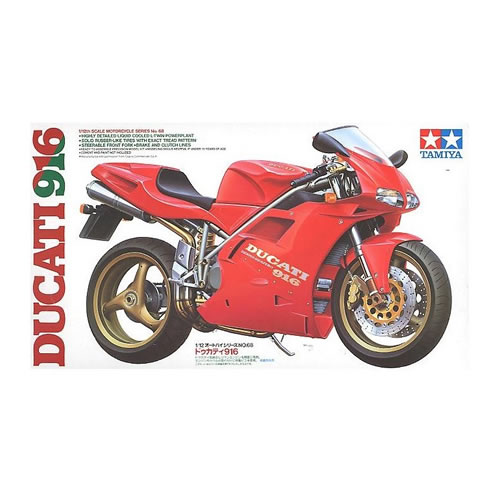 タミヤ【プラモデル】1／12 オートバイシリーズ No.68 ドゥカティ916 H