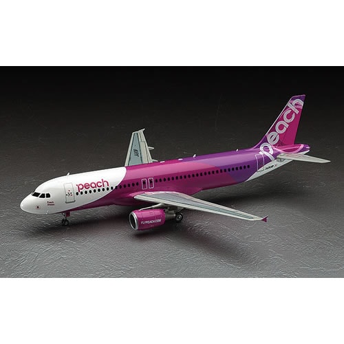 ハセガワ【プラモデル】1／200 Peach Aviation ピーチ エアバス A320 H
