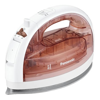 パナソニック【Panasonic】コードレス スチームアイロン カルル ピンク