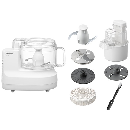 パナソニック【Panasonic】フードプロセッサー ホワイト 4種のカッター