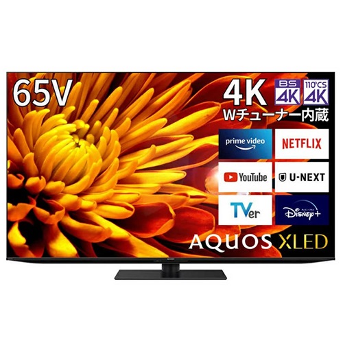 シャープ【代引・日時指定不可】65V型 4K液晶テレビ AQUOS XLED 4T