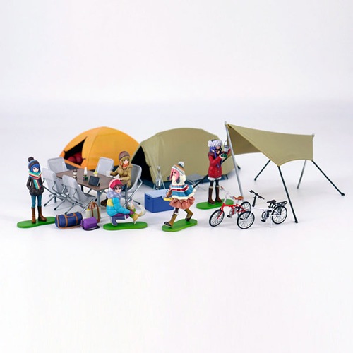 ゆるキャン△ デッキ　+おまけ付き 海洋堂【プラモデル】1／24 ARTPLA ゆるキャン△ キャンプセット H