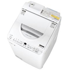 シャープ【SHARP】洗濯6.5kg 乾燥3.5kg タテ型洗濯乾燥機 シルバー系