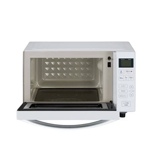 ヘルツフリー電子レンジ　JM-XP2FH18G 2023年 ORIGINALSELECT 電子レンジ 18L フラット URBAN CAFE SERIES