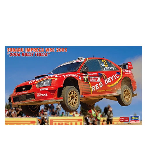 ハセガワ【ホビー】1／24 スバル インプレッサ WRC 2005 「2006 ラリー