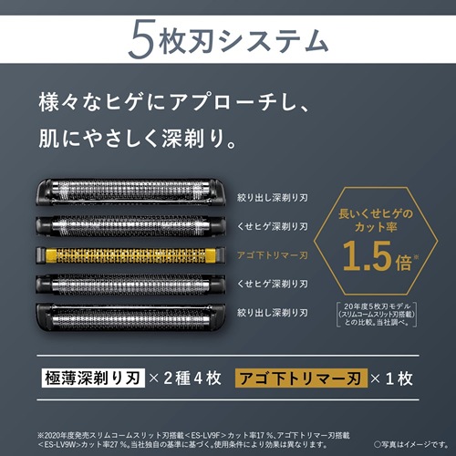 パナソニック【2023年モデル】メンズシェーバー ラムダッシュPRO 5枚刃