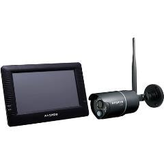 マスプロ電工【MASPRO】防犯カメラ 7インチモニター＆ワイヤレス HD