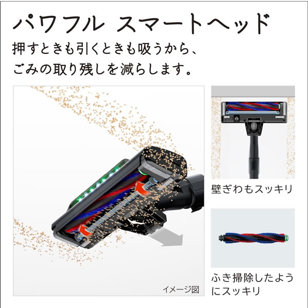 パワフルなコードレスサイクロン掃除機（自走式パワーヘッド、2000mAh） 最高 の家電・スマホ・カメラ - パワフルなコードレスサイクロン掃除機