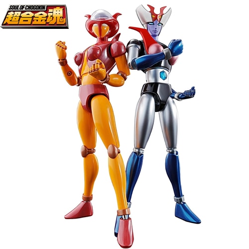 BANDAI SPIRITS【フィギュア】超合金魂 GX-08R アフロダイA vs GX-09R 